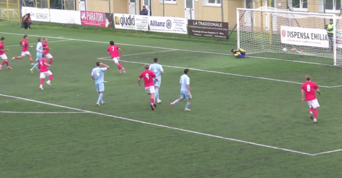 Beretta insacca su rigore l'1-0 Beretta insacca su rigore l'1-0