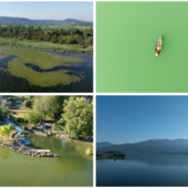 Cartoline incredibili dal lago di Varese durante l'infinita ondata di caldo (Foto Alessandro Umberto Galbiati)