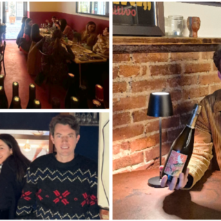 Simone Collitorti con la sua squadra di assoluta qualità formata da Giulia e Laura a "San Martino Vino &amp; Cucina"