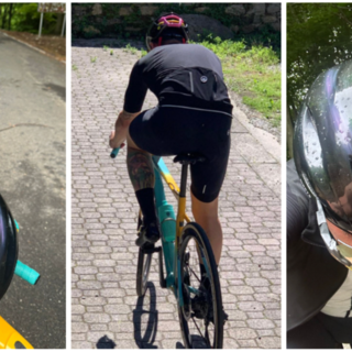 Martino Caliaro con Pantani nel cuore e sulla testa, a proteggerlo sempre