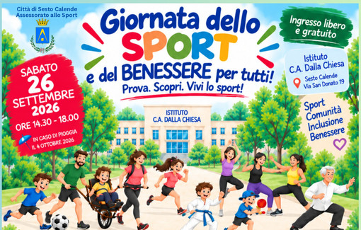 A Sesto Calende una giornata dedicata allo sport e al benessere per tutti A Sesto Calende una giornata dedicata allo sport e al benessere per tutti