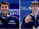 Nicolò Martinenghi, azzatese di 26 anni, e Francesco Lazzari, angerese, 21 anni il 15 dicembre sul podio degli Europei in vasca corta di Lublino in Polonia (Foto tratte da Federazione Italiana Nuoto -  Deepbluemedia)