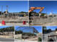 La situazione del cantiere dell'ex Aermacchi dopo l'abbattimento del muro di cinta in via Crispi di questa mattina
