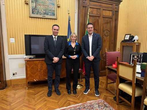 Da sinistra: Giacomo Cosentino, Claudia Terzi e Nicola Molteni