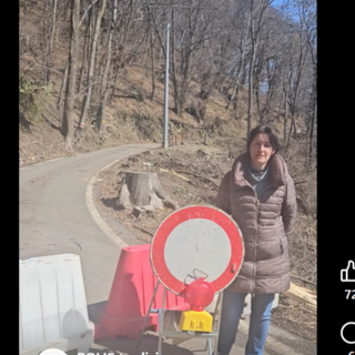 Un frame del video pubblicato sui social dal sindaco di Cittiglio Rossella Magnani