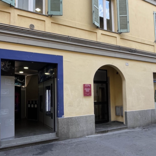 L'ingresso del civico 7 in via Dazio Vecchio