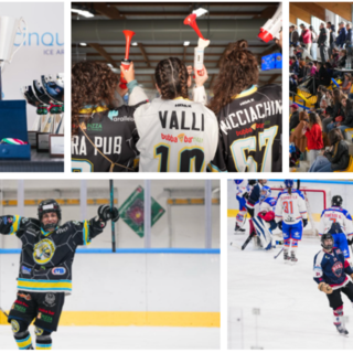 Oggi Varese spinge i suoi ragazzi dei Crazy Bees nelle final delle final four Libertas all'Acinque Ice Arena: in palio il titolo di campioni della categoria A e B (foto Michele Del Re - Varese Crazy Bees)