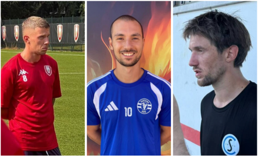 Malinverno, Banfi e Scapinello oggi al debutto con Varese. Varesina e Solbiatese