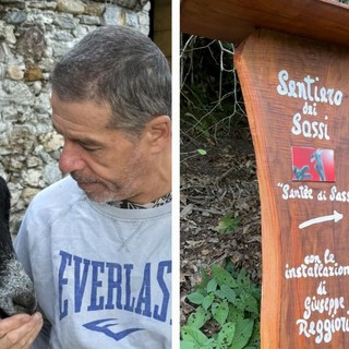 Il &quot;Sentiero dei Sassi&quot; diventa un'opera d'arte per la mente e per gli occhi: «Da qui si gode tutta la bellezza del Lago Maggiore»