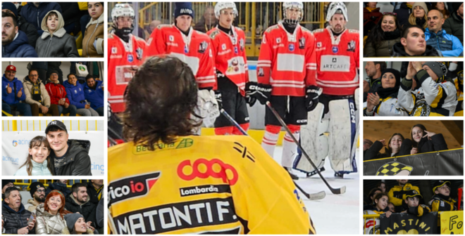 Una magnifica foto targata Franco Vanetti: i giocatori del Dobbiano paiono giganti, ma davanti a loro c'è il vero "gigante" ed Mvp Filippo Matonti. A lato e sotto piccoli grandi cuori gialloneri nella gallery targata Alberto Bernasconi Una magnifica foto targata Franco Vanetti: i giocatori del Dobbiano paiono giganti, ma davanti a loro c'è il vero "gigante" ed Mvp Filippo Matonti. A lato e sotto piccoli grandi cuori gialloneri nella gallery targata Alberto Bernasconi