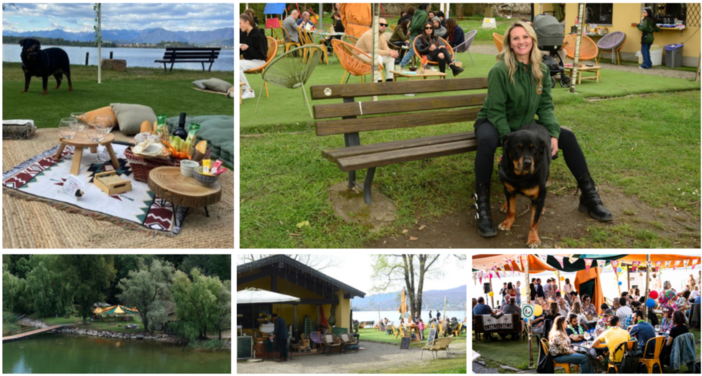 Francesca Ridolfi immersa nel verde e nell'oasi del “Darsena 350 Oasi Bar”, molto più di un locale al porticciolo di Cazzago Brabbia. Sotto in gallery alcuni scatti delle sue precedenti esperienze