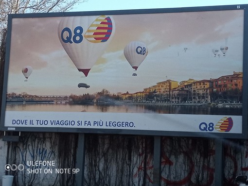 Il lungofiume di Sesto Calende protagonista della campagna pubblicitaria della Q8
