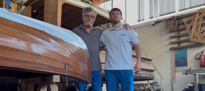 Carsten Gautsch con il figlio Philipp