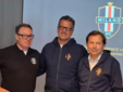 Da sinistra Chris McSorley, Marco Margiotta, Cristof Leitner (foto Milano Hc)