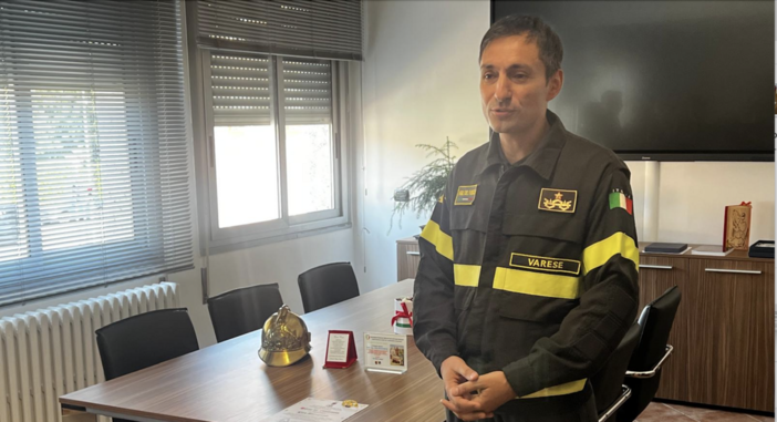 Il Comandante provinciale dei Vigili del Fuoco Ciro Bolognese Il Comandante provinciale dei Vigili del Fuoco Ciro Bolognese