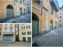 Nella prime foto in alto a sinistra e in quella grande a destra i locali che ospiteranno la nuova attività, dove era casa l'indimenticabile Armeria Meschieri, nel primo palazzo ad angolo con via Albuzzi che si affaccia su piazza San Vittore Nella prime foto in alto a sinistra e in quella grande a destra i locali che ospiteranno la nuova attività, dove era casa l'indimenticabile Armeria Meschieri, nel primo palazzo ad angolo con via Albuzzi che si affaccia su piazza San Vittore