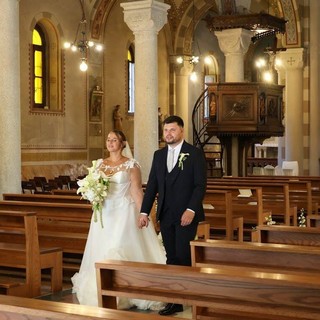 Il matrimonio del sindaco di Sangiano Matteo Marchesi con Giulia Fornara