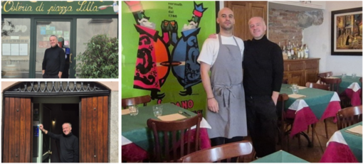 Diego Berton, titolare e chef dell'Osteria di Piazza Litta e il cuoco Fabio Bonanata sono pronti anche alla nuova avventura del “Goto de vin”, che aprirà al posto dell'ex Time Out proprio accanto all'osteria