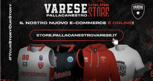 Pallacanestro Varese, si rinnova lo store online