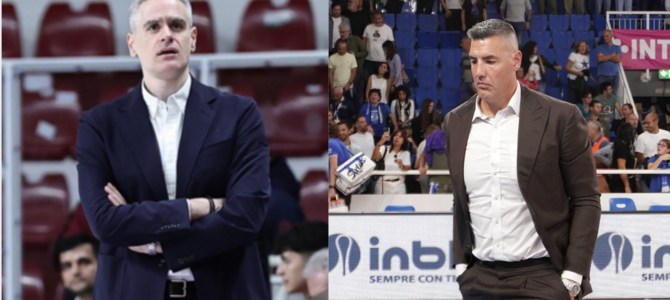 Ioannis Kastritis e Luis Scola