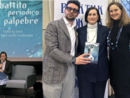 Nella foto: l’editore Giacovelli, l’autrice del libro Elisa Origi e la protagonista, Francesca Nella foto: l’editore Giacovelli, l’autrice del libro Elisa Origi e la protagonista, Francesca