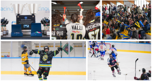 Oggi Varese spinge i suoi ragazzi dei Crazy Bees nell'atto conclusivo delle final four Libertas all'Acinque Ice Arena: in palio il titolo di campioni della categoria A e B (foto Michele Del Re - Varese Crazy Bees)