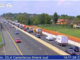 I soccorsi sul posto visti dalle webcam di Autostrade per l'Italia
