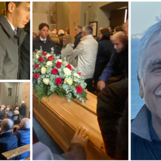 Lele Andena oggi è stato accompagnato nell'ultimo viaggio da una folla commossa nella piccola chiesa di Galliate Lombardo