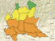 La mappa delle allerte di Regione Lombardia