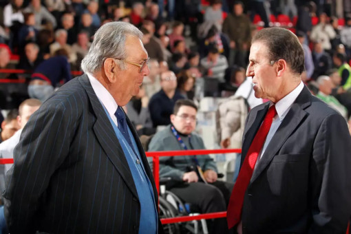 Renzo Cimberio e Carlo Recalcati a Masnago: altri tempi... Renzo Cimberio e Carlo Recalcati a Masnago: altri tempi...