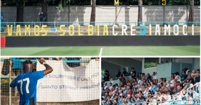 Vamos Solbia, creDiamoci (foto Samuele Lucchi - Solbiatese Calcio 1911)