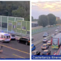 Le immagini dell'incidente e delle code in A8 ripreso dalle telecamere di Autostrade per l'Italia Le immagini dell'incidente e delle code in A8 ripreso dalle telecamere di Autostrade per l'Italia