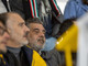 Stefano Malerba, assessore allo Sport del Comune di Varese in tribuna all'Acinque Ice Arena