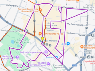 Il percorso della 5 km Happy Five