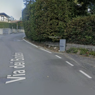 Il punto da google maps dove si è aperta la voragine