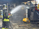 L'intervento dei vigili del fuoco a Samarate L'intervento dei vigili del fuoco a Samarate