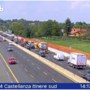 I soccorsi sul posto visti dalle webcam di Autostrade per l'Italia