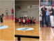 Coach Kastritis in mezzo al parquet, la squadra riunita in cerchio e Scola con Giorgetti, Perego, Bulgheroni e alcuni emissari RedBird Coach Kastritis in mezzo al parquet, la squadra riunita in cerchio e Scola con Giorgetti, Perego, Bulgheroni e alcuni emissari RedBird