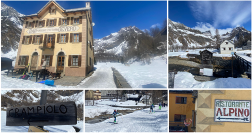 La magia della neve con una temperatura quasi estiva nella piana di Devero La magia della neve con una temperatura quasi estiva nella piana di Devero