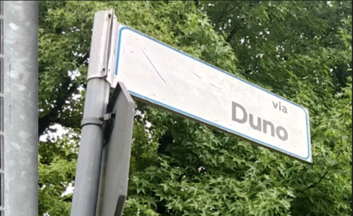 La via dove verrà realizzato il nuovo canile