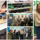 La presentazione dell'Info Point rinnovato alla palazzina di via Sacco accanto al Comune. A destra il vice sindaco Ivana Perusin e Massimo Grignani, presidente del Consorzio Turistico della provincia di Varese che gestirà la struttura