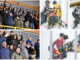 Una serata da brividi all'Acinque Ice Arena: le foto del popolo giallonero qui a sinistra e in gallery targate Alessandro Umberto Galbiati e quelle della scazzottata Perino-Geronazzo, a destra, di Alberto Bernasconi