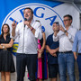 Lega, Salvini incontra i militanti a Gallarate