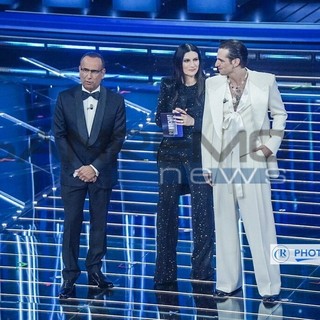 Foto della seconda serata di Sanremo tratta da Sanremonews.it