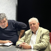 L'assessore allo Sport del Comune di Varese Stefano Malerba insieme a Giuseppe Marzotto, rappresentante della Varese Turf &amp; Sport srl