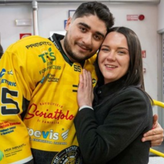 Papà Pizzo e mamma Andriana (foto Galbiati)