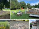Scorci di parco Mantegazza a Masnago, tra aree verdi, giochi per i bambini, chiosco, castello e... sanpietrini da sistemare