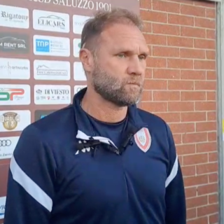 Ciceri (espulso per proteste) nel dopo gara di Saluzzo Ciceri (espulso per proteste) nel dopo gara di Saluzzo