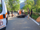 La foto pubblicata da Luinonotizie.it dell'incidente di sabato in Valganna
