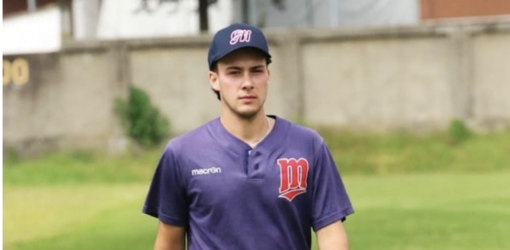 Leonardo Mariani dei Malnate Vikings, il più giovane in campo con i suoi 16 anni